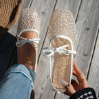 Summer women's bow mesh breathable sandals