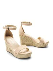 Women's Espadrilles Wedge Sandals Open Toe Comfortable Adjustable Ankle Strap sandals