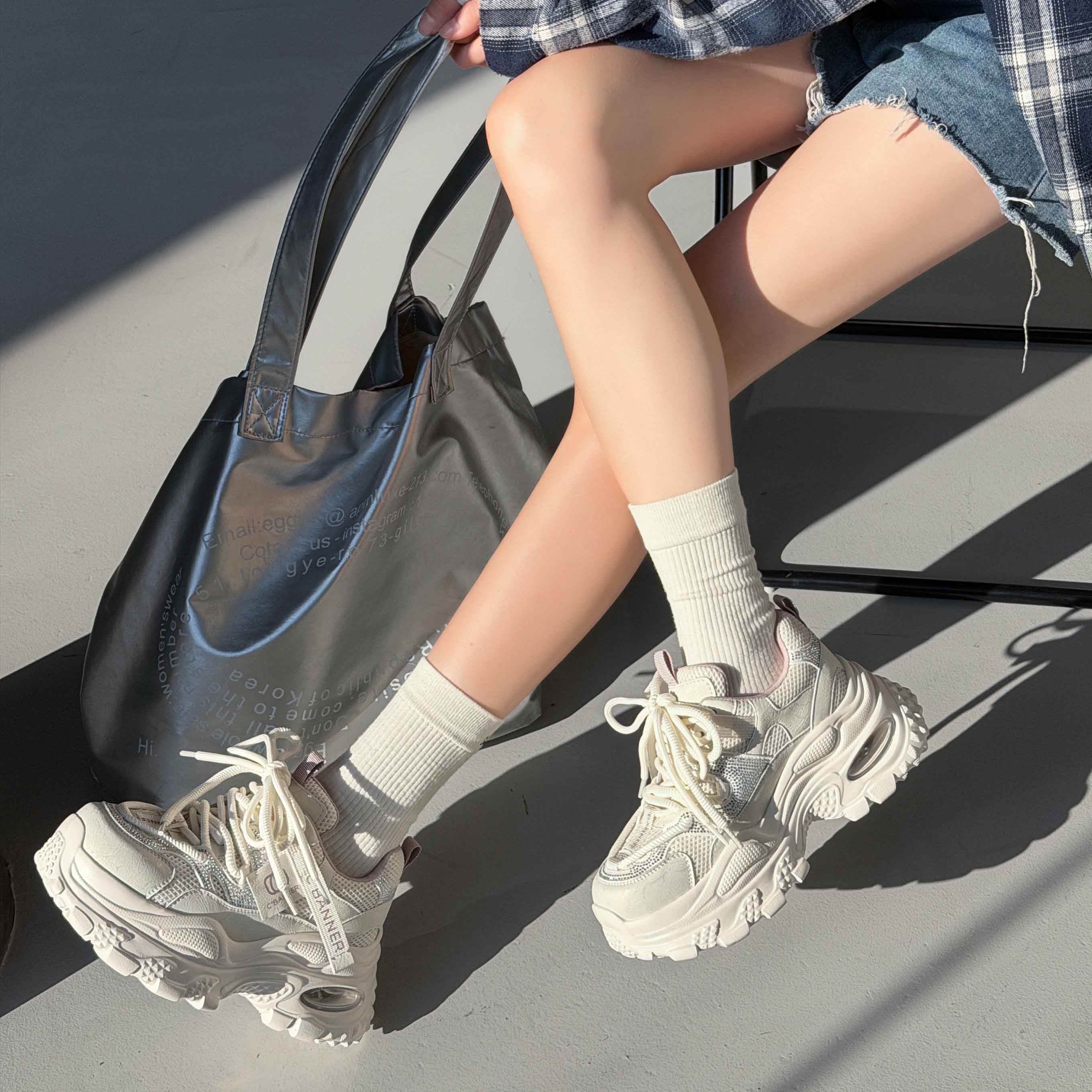 Women's thick sole casual fashion sneakers