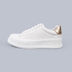 Women's white casual sneakers