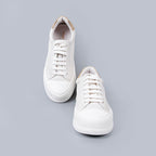 Women's white casual sneakers