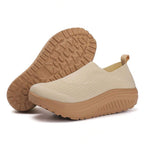 Women Summer Athletic Shoes, Mesh Running Shoes, Shock-Absorbing Soft Sole Jumping Shoes